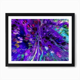 Acrylic Extruded Painting 626 Art Print