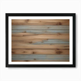 Wood Plank Background Art Print