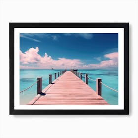 Pier To The Sea 1 Art Print