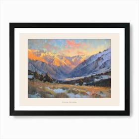 Western Sunset Landscapes Sierra Nevada 2 Poster Art Print