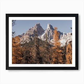 Autumn Mountain View Art Print