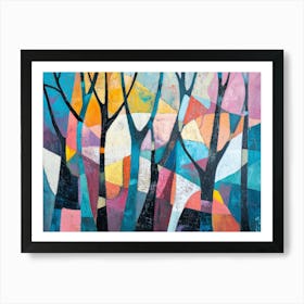 Trees In The Forest 2 Art Print