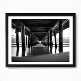 Under The Pier 6 Art Print