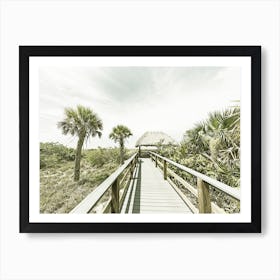 Bridge To The Beach Art Print