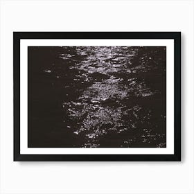 Tranquil Moonlit Lake at the Serpentine, London Art Print