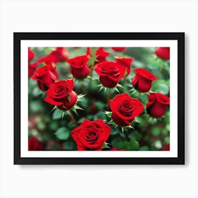 Red Roses 1 Art Print