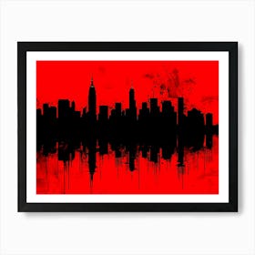 New York City Skyline Art Print