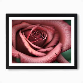 Beautiful  Pink Rose  Art Print