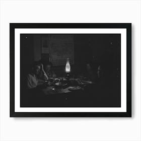 Untitled Photo, Possibly Related To Farm Family After Evening Meal, Pie Town, New Mexico By Russell Lee Art Print