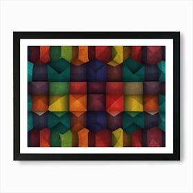 Abstract Geometric Pattern 3 Art Print