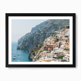 Positano Cliffs Art Print