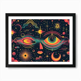 Psychedelic Art Art Print