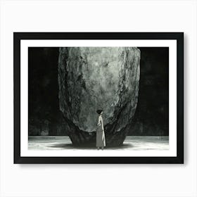 Giant Rock Art Print