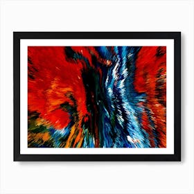 Acrylic Extruded Painting 291 Art Print