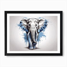 Elephant Painting 2 Art Print