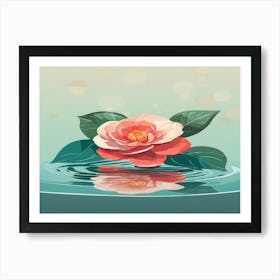 Flower In Water 1 Art Print