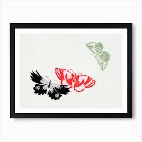 Birds From Momoyogusa –Flowers Of A Hundred Generations, Kamisaka Sekka (22) Art Print