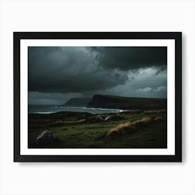 Storm Clouds Over Ireland 3 Art Print