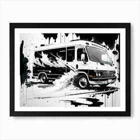 Mercedes Benz Van Art Print