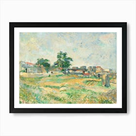 Landscape Near Paris, Paul Cézanne Art Print