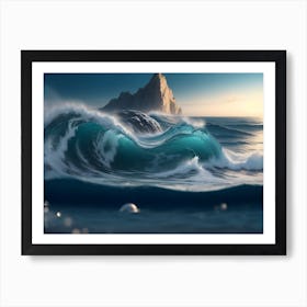 Tranquil Sea S Serenity And Gentle Waves Art Print