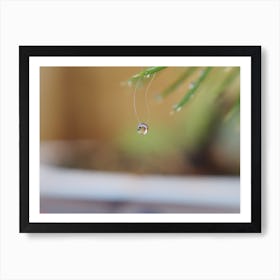 Water Droplet Art Print