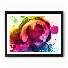 Watercolor Abstraction 3 Art Print