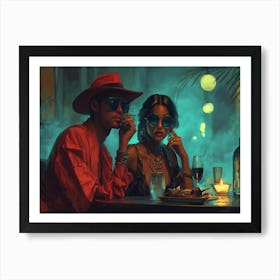 Sexy Couple Art Print