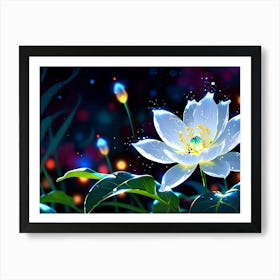 Lotus Flower 4 Art Print