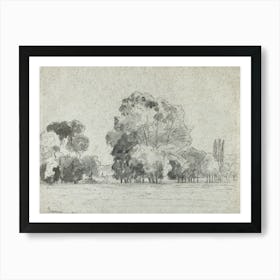 Grove Of Trees (1859), Camille Pissarro Art Print