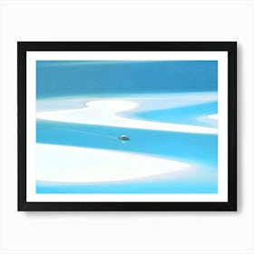 White Sandy Beach Art Print