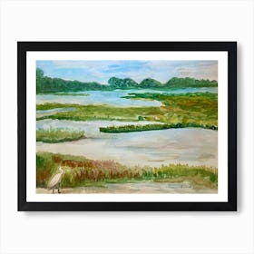 Backwaters Art Print