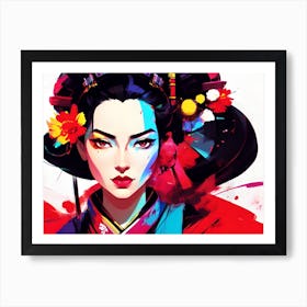 Geisha 124 Art Print