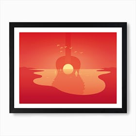 Sunset Concert Art Print