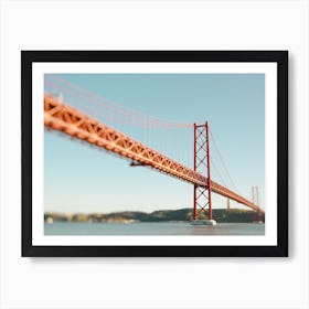 The Red Bridge Art Print