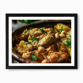 Chicken And Artichoke Stew 6 Art Print