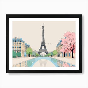 Paris Eiffel Tower Art Print