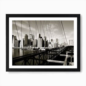 View From The Bridge Art Print