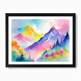 Mountain landscapes 1 Art Print