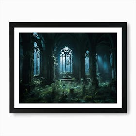 Church Of The Dead Paintings Art Print Art Print