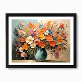 Flowers In A Vase 4 Art Print