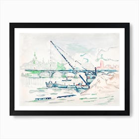 The Bridge Of Arts, Paul Signac Art Print