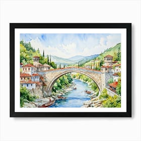 Bridge Over The River 3 Art Print