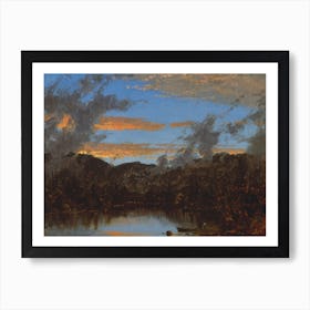 Mist Rising At Sunset In The Catskills, Sanford Robinson Gifford Art Print