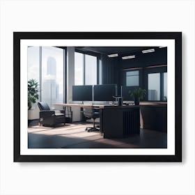 Modern Office Art Print