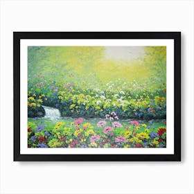 Garden Of Flowers Art Print