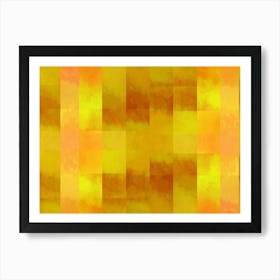 Abstract Patchwork Pattern Art Print