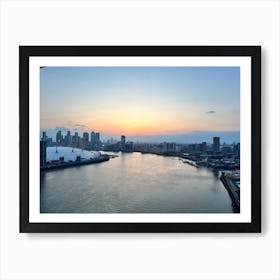 Sunset In East London 1 Art Print