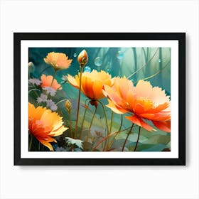 Flowers In The Forest 1 Art Print