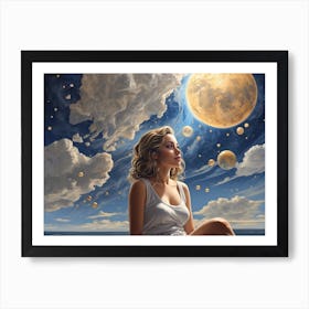 Dreaming Of The Moon Art Print